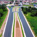 Com avanço das obras, novo binário de Arapiraca já recebe sinalização e mobiliários urbanos