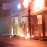Fogo em fiação de poste assusta moradores e mobiliza bombeiros em Arapiraca