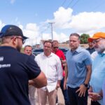 Prefeito Luciano recebe ministro em visita técnica às obras do VLT