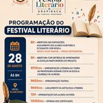 Festival Literário de Arapiraca começa nesta sexta-feira (28) com programação cultural