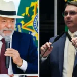 Atlas/Bloomberg: Lula lidera 1º turno com 45,3%, mas empata com Flávio Bolsonaro no 2º