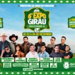 ExpoGirau 2026: Prefeitura divulga datas oficiais dos shows da 6ª edição